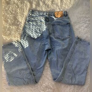 Zara Light Blue Mom Jeans - High Waisted